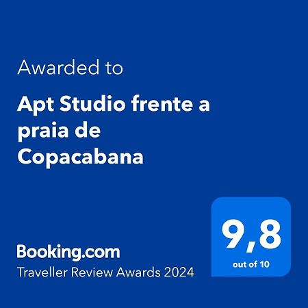 Apt Studio Frente A Praia De Copacabana Rio de Janeiro Exterior photo